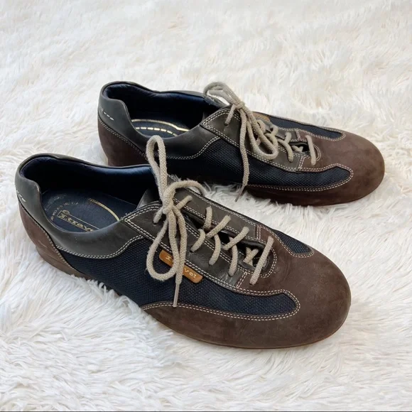 Rockport Shoes Rockport I Travel Mens Brown Suede And Navy